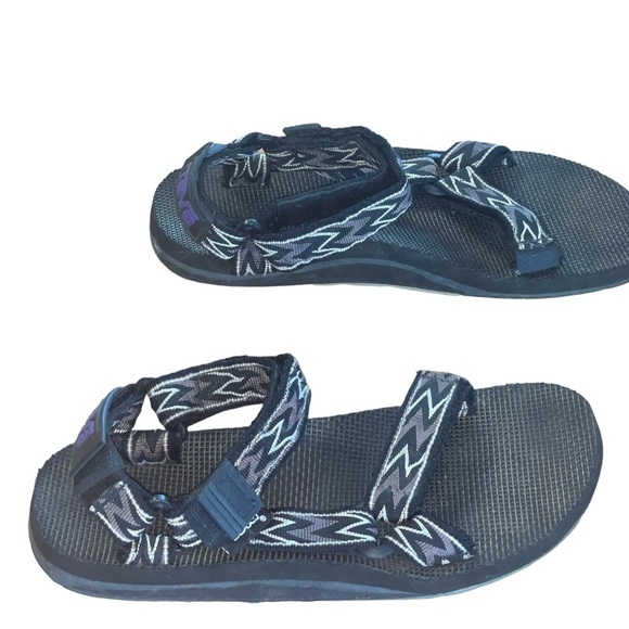 TEVA Men’s  Sport brown / black  Aztec Pattern sandals size 10 GUC main image 6